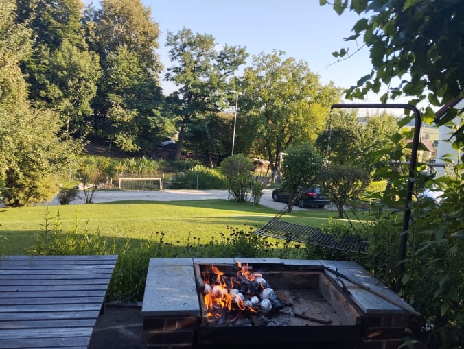Kartoffeln und danach Stockbrot grillen